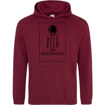 Ride-More Ridemore - Keep Calm Sweatshirt JH Hoodie - Bordeaux