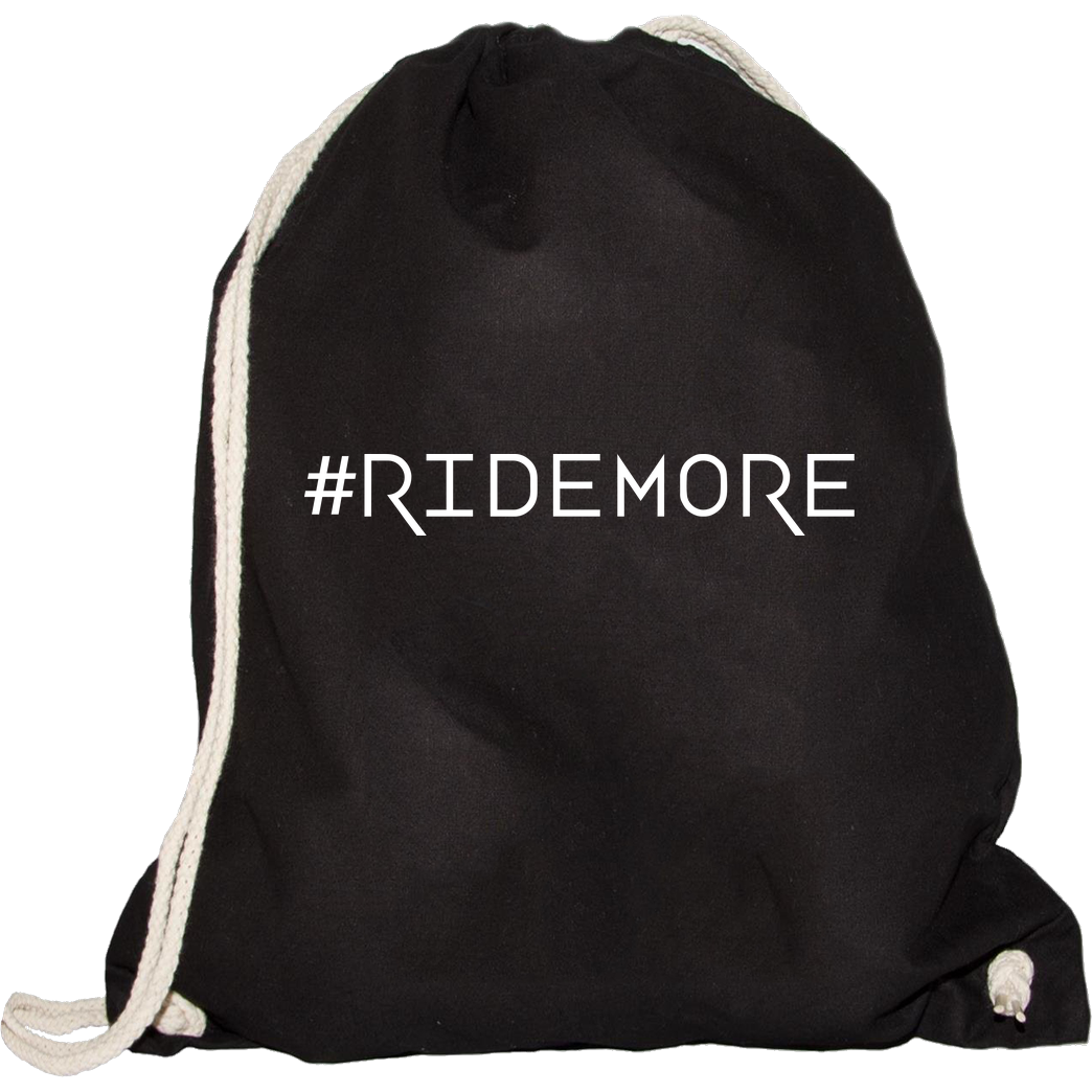 Ride-More Ridemore - #Ridemore Gymsac Beutel Turnbeutel schwarz