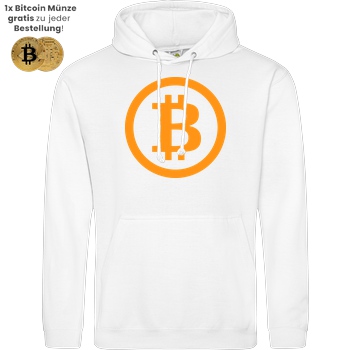 Robyn HD - Bitcoin Emblem white Hoodie