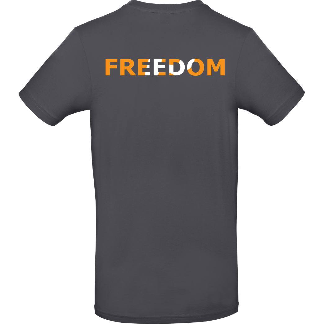 RobynHD Robyn HD - Freedom BTC T-Shirt B&C EXACT 190 - Dark Grey