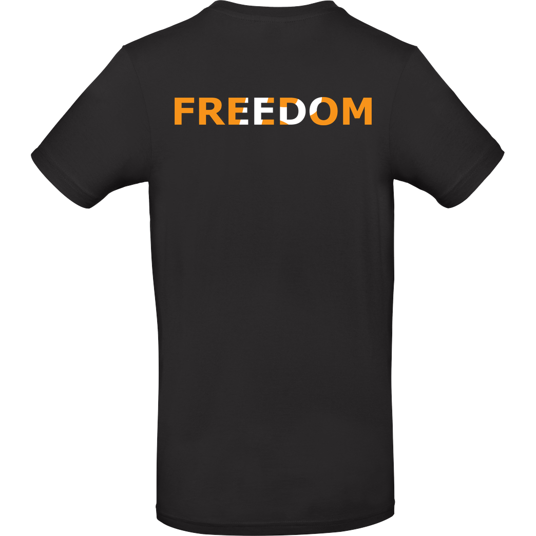 RobynHD Robyn HD - Freedom BTC T-Shirt B&C EXACT 190 - Schwarz