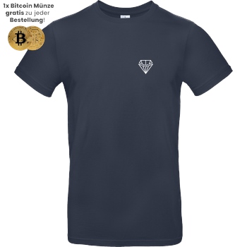 RobynHD Robyn HD -  Simple One - Logo gestickt T-Shirt B&C EXACT 190 - Navy