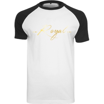 RoyaL RoyaL - King T-Shirt Raglan-Shirt weiß