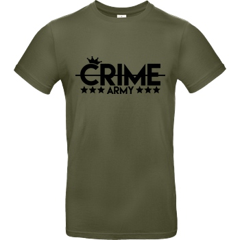 Sandro Crime SandroCrime - Crime Army T-Shirt B&C EXACT 190 - Khaki