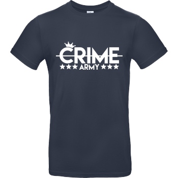 Sandro Crime SandroCrime - Crime Army T-Shirt B&C EXACT 190 - Navy