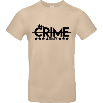 Sandro Crime SandroCrime - Crime Army T-Shirt B&C EXACT 190 - Sand