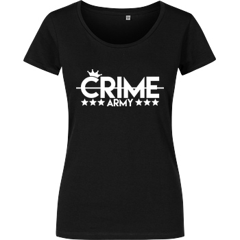 Sandro Crime SandroCrime - Crime Army T-Shirt Damenshirt schwarz