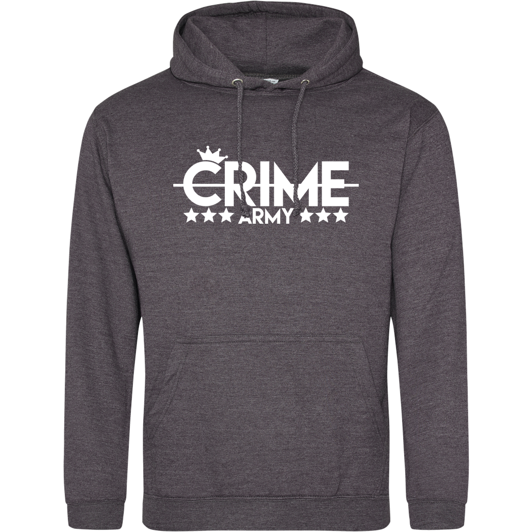 Sandro Crime SandroCrime - Crime Army Sweatshirt JH Hoodie - Dark heather grey