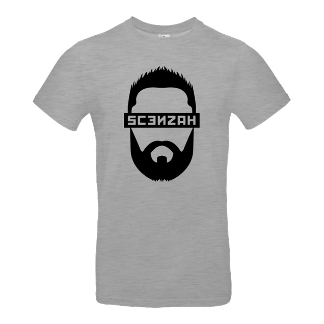 Scenzah - Scenzah - Head - T-Shirt - B&C EXACT 190 - heather grey