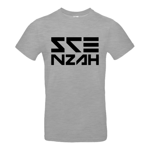 Scenzah - Scenzah - Logo - T-Shirt - B&C EXACT 190 - heather grey