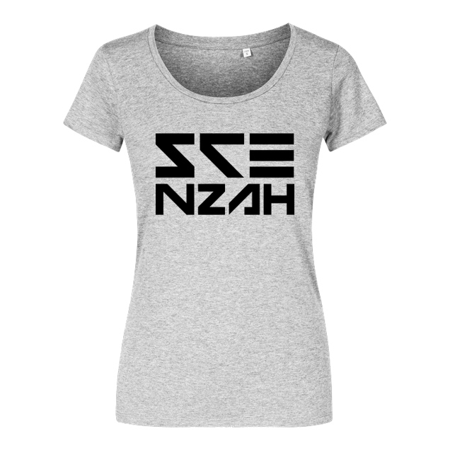Scenzah - Scenzah - Logo - T-Shirt - Damenshirt heather grey