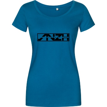 Scenzah Scenzah - Logo T-Shirt Damenshirt petrol