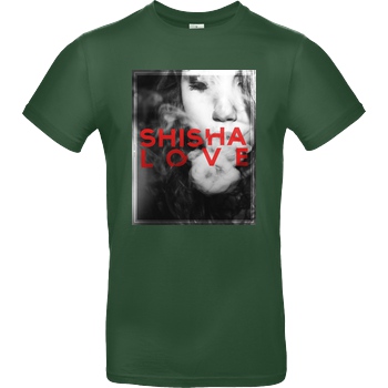 schmittywersonst schmittywersonst - Love Shisha T-Shirt B&C EXACT 190 - Flaschengrün