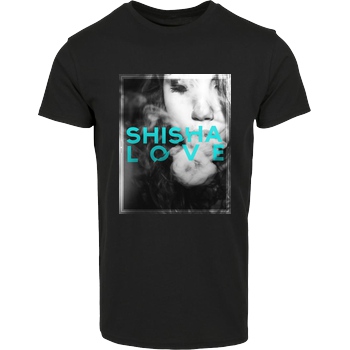 schmittywersonst schmittywersonst - Love Shisha T-Shirt Hausmarke T-Shirt  - Schwarz