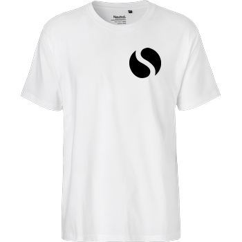 schmittywersonst schmittywersonst - S Logo T-Shirt Fairtrade T-Shirt - weiß