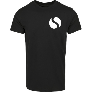 schmittywersonst schmittywersonst - S Logo T-Shirt Hausmarke T-Shirt  - Schwarz