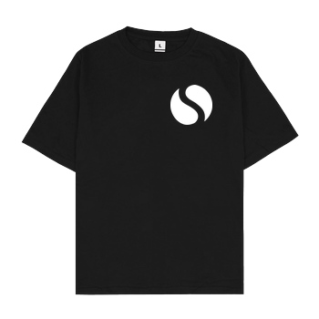 schmittywersonst schmittywersonst - S Logo T-Shirt Oversize T-Shirt - Schwarz