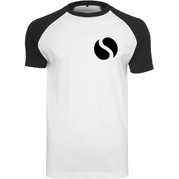 schmittywersonst schmittywersonst - S Logo T-Shirt Raglan-Shirt weiß