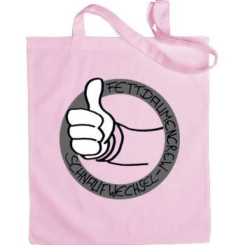 Schnaufwechsel - Logo Stoffbeutel Pink