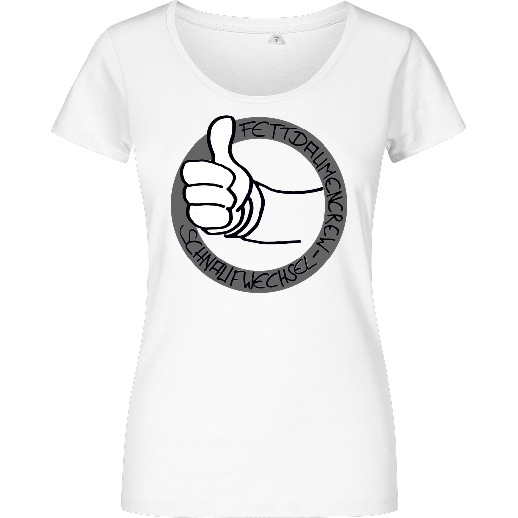 Schnaufwechsel Schnaufwechsel - Logo T-Shirt Damenshirt weiss