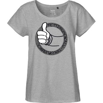 Schnaufwechsel Schnaufwechsel - Logo T-Shirt Fairtrade Loose Fit Girlie - heather grey