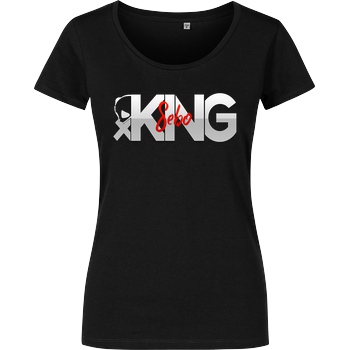 ScriptOase Script Oase - King Sebo T-Shirt Damenshirt schwarz