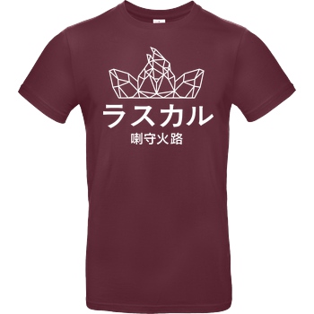 Sephiron Sephiron - Japan Schlingel Block T-Shirt B&C EXACT 190 - Bordeaux