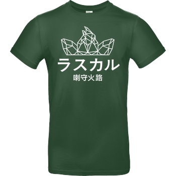 Sephiron Sephiron - Japan Schlingel Block T-Shirt B&C EXACT 190 - Flaschengrün