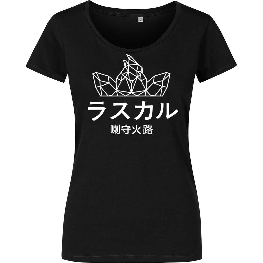 Sephiron Sephiron - Japan Schlingel Block T-Shirt Damenshirt schwarz