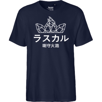 Sephiron Sephiron - Japan Schlingel Block T-Shirt Fairtrade T-Shirt - navy