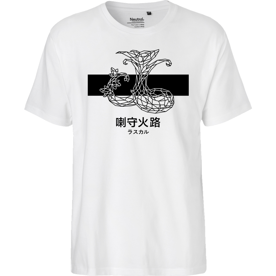 None Sephiron - Mokuba 01 T-Shirt Fairtrade T-Shirt - weiß