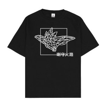 Sephiron Sephiron - Pampers 1 T-Shirt Oversize T-Shirt - Schwarz
