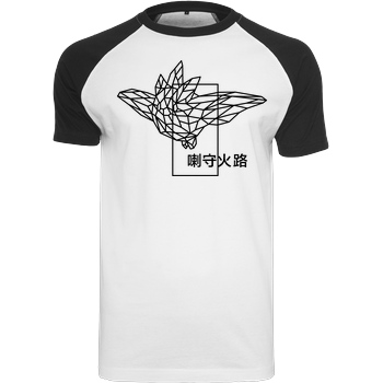 Sephiron Sephiron - Pampers 4 T-Shirt Raglan-Shirt weiß