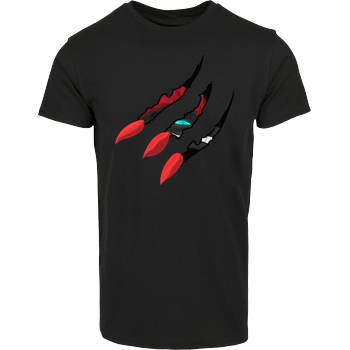Sephiron Sephiron - Schlingel Klaue T-Shirt Hausmarke T-Shirt  - Schwarz