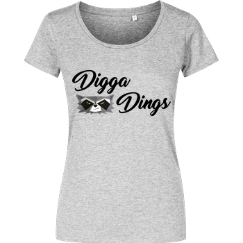 Shlorox Shlorox - Digga Dings T-Shirt Damenshirt heather grey