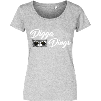 Shlorox Shlorox - Digga Dings T-Shirt Damenshirt heather grey