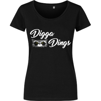 Shlorox Shlorox - Digga Dings T-Shirt Damenshirt schwarz
