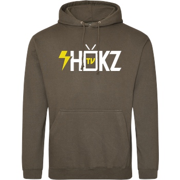 shokzTV shokzTV - Logo Hoodie Sweatshirt JH Hoodie - Khaki