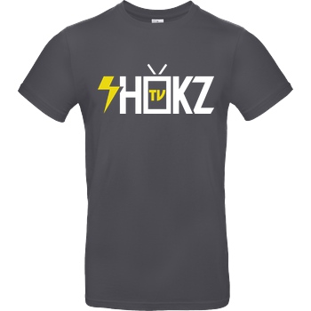 shokzTV shokzTV - Logo T-shirt T-Shirt B&C EXACT 190 - Dark Grey
