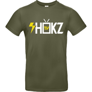 shokzTV shokzTV - Logo T-shirt T-Shirt B&C EXACT 190 - Khaki