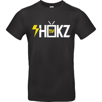 shokzTV shokzTV - Logo T-shirt T-Shirt B&C EXACT 190 - Schwarz