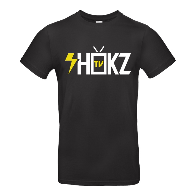 shokzTV - shokzTV - Logo T-shirt - T-Shirt - B&C EXACT 190 - Schwarz