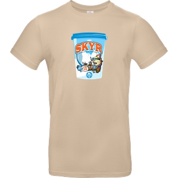 shokzTV shokzTV - Skyr T-shirt T-Shirt B&C EXACT 190 - Sand