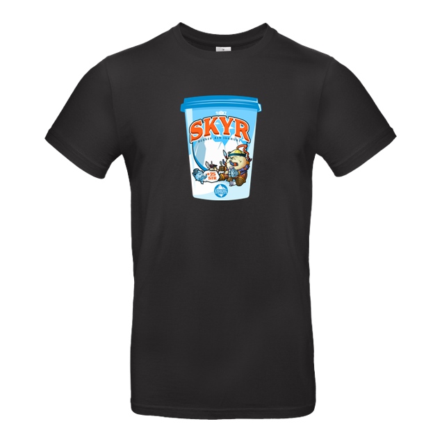 shokzTV - shokzTV - Skyr T-shirt - T-Shirt - B&C EXACT 190 - Schwarz