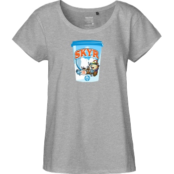 shokzTV shokzTV - Skyr T-shirt T-Shirt Fairtrade Loose Fit Girlie - heather grey