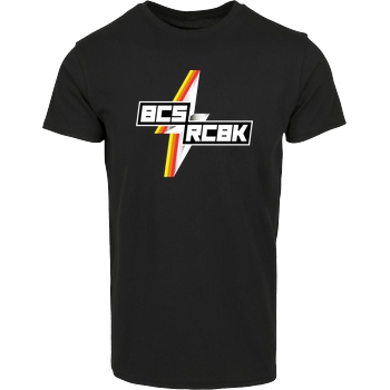 Slaty Slaty - Because Racebike Flash T-Shirt Hausmarke T-Shirt  - Schwarz