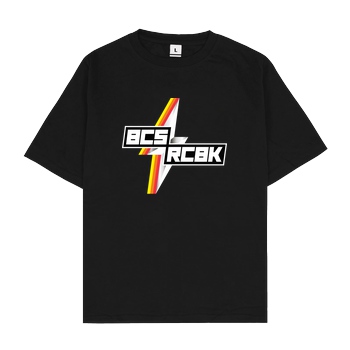 Slaty Slaty - Because Racebike Flash T-Shirt Oversize T-Shirt - Schwarz