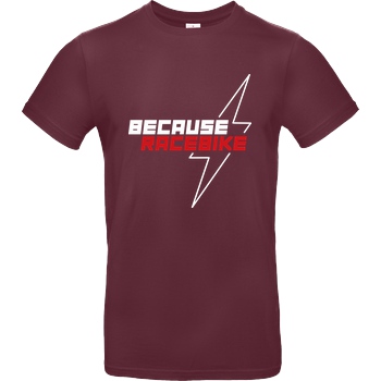 Slaty Slaty - Flash Logo T-Shirt B&C EXACT 190 - Bordeaux