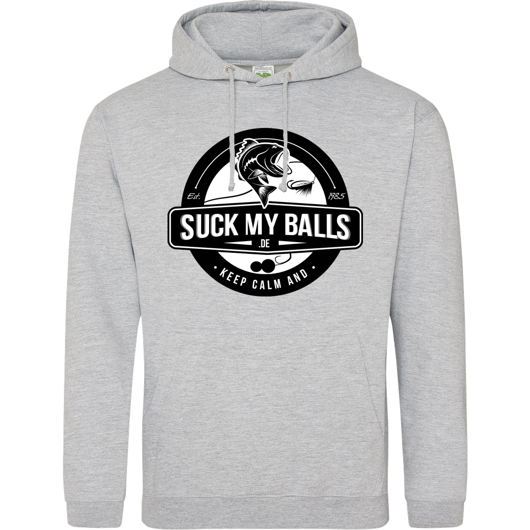 Suck My Balls SMB Logo Sweatshirt JH Hoodie - Heather Grey