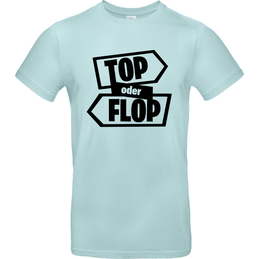 Snoxh Snoxh - Top oder Flop T-Shirt B&C EXACT 190 - Mint